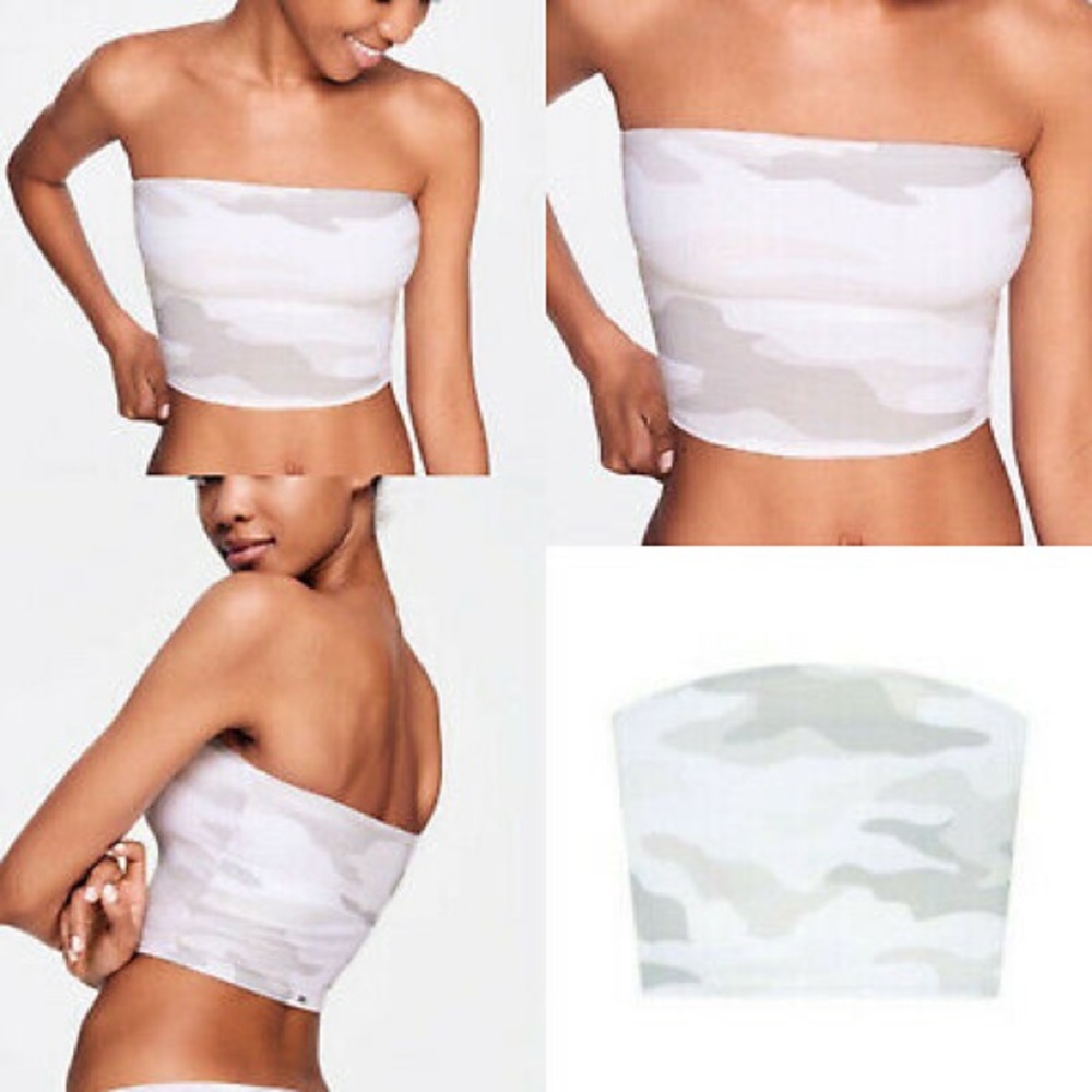Pink Victoria Secret Camo Tube Top